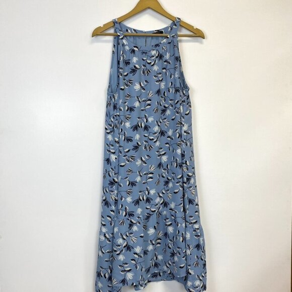 J. Jill Wearever Collection Blue Floral Dress - Picture 2 of 14